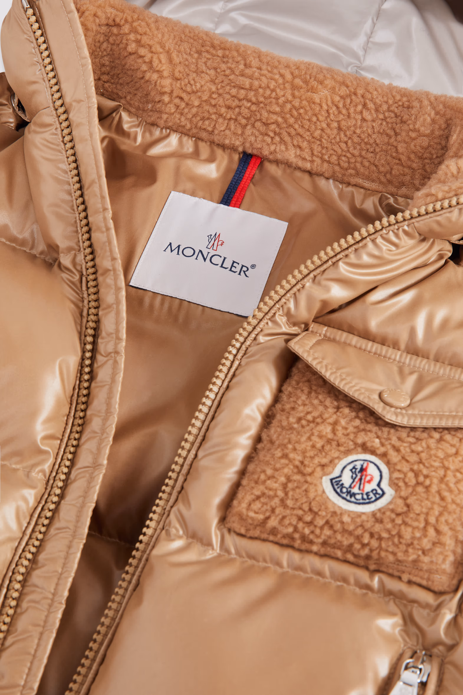 Plumífero Yule Niño Beige Moncler 7